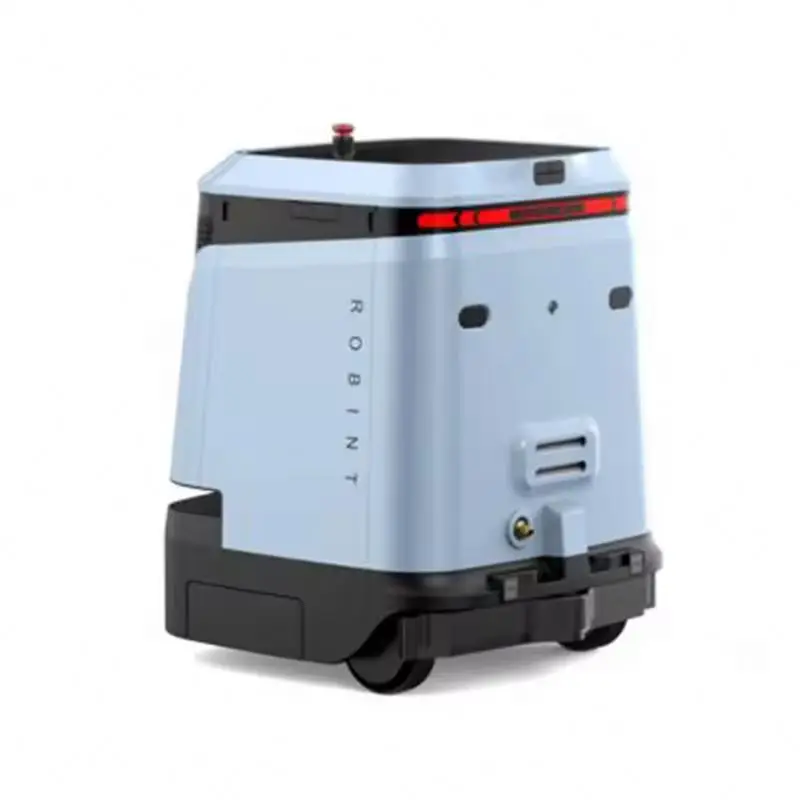 Robot Pembersih Komersial Otomatis Vacuum Cleaner dengan Pel Putar Kecepatan Tinggi untuk Hotel Pusat Perbelanjaan Robot Wifi Baru