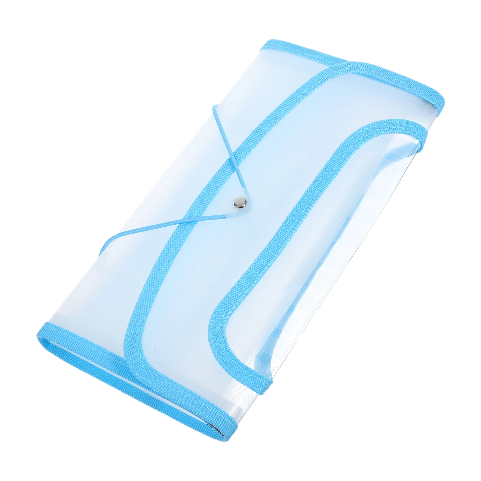 13 Pockets Document Folder Large Capacity Accordion File Organizer Blue Ribbon Bill Office Expandable Receipt Storage Solution
