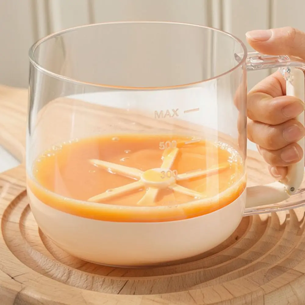 Multipurpose Kitchen Mixing Cup Manual Egg Beater Baking Tool Cream Mixer Household Baby Food Processor Easy Use