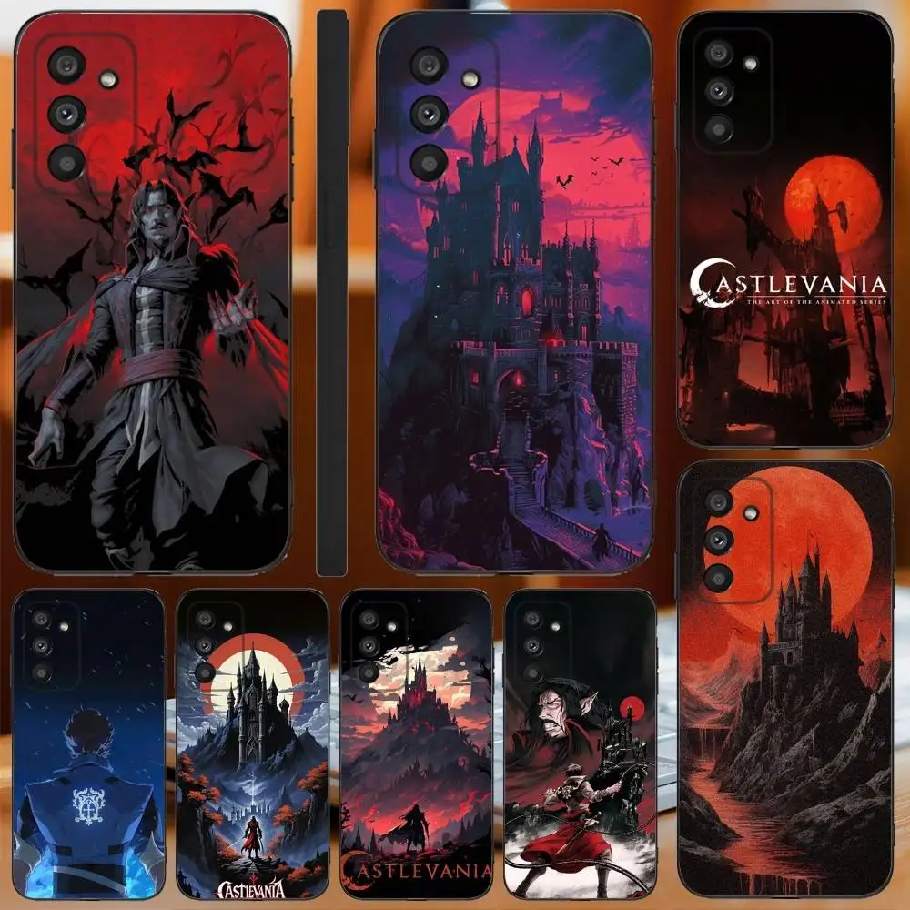 

C- Castlevania Phone Case For Samsung Galaxy A13,A21s,A22,A31,A32,A52,A53,A71,A80,A91 Soft Black Cover