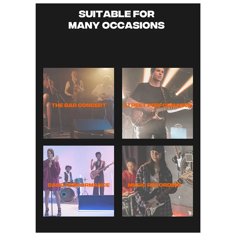 무선 기타 전기 블로우 파이프 GD10 오디오 디지털 전송 송신기 수신기 무대 악기 녹음, 사용하기 쉬운