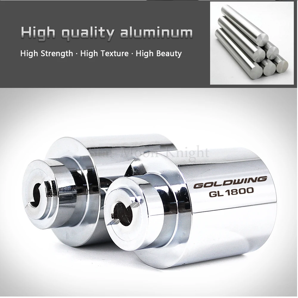 Für HONDA Gold Wing GL1800 GL 1800 01-20 Motorrad Lenkerendgewichte Lenkergriffkappen Anti-Vibrations-Slider-Stecker