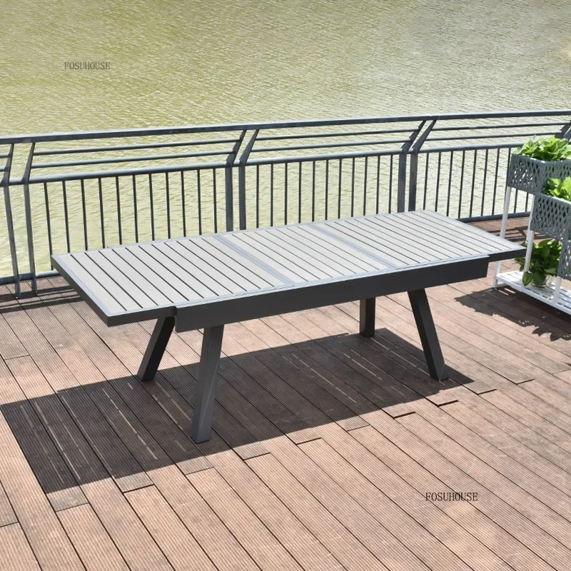 

Customizable Garden Table and Chair Set Outdoor Courtyard Villa Open-air Table and Chair Home Balcony Cafe