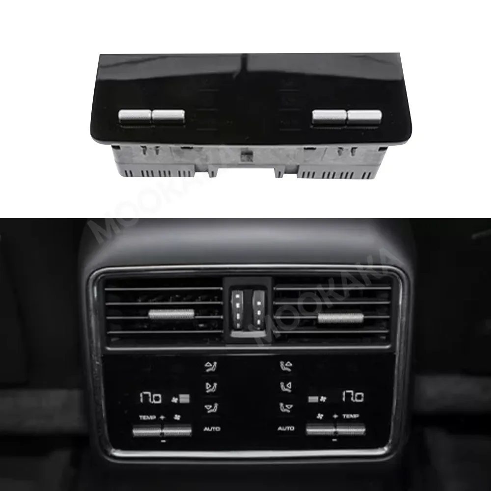 9 Inch Touch Screen Climate Control Panel For Porsche Cayenne 2017~2021 Digital Rear AC Panel Screen Air Conditioning Upgrade