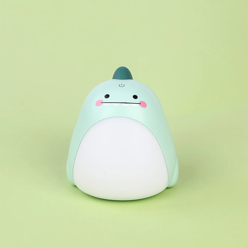 Luce notturna dimmerabile per camera da letto per bambini, luce notturna per vivaio in Silicone dinosauro carino per la decorazione della lampada della camera da letto a LED della camera dei bambini