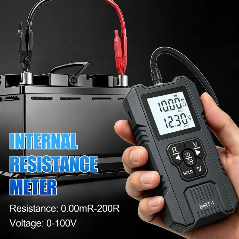 AB42-18650 Battery Internal Resistance Tester DIY Black
