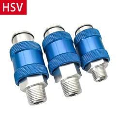 HSV-06 HSV-08 HSV-10 HSV-15 Pneumatic Hand Slide Valve Flow Control Manual Switch G1/8 1/4 3/8 1/2 BSPT Thread