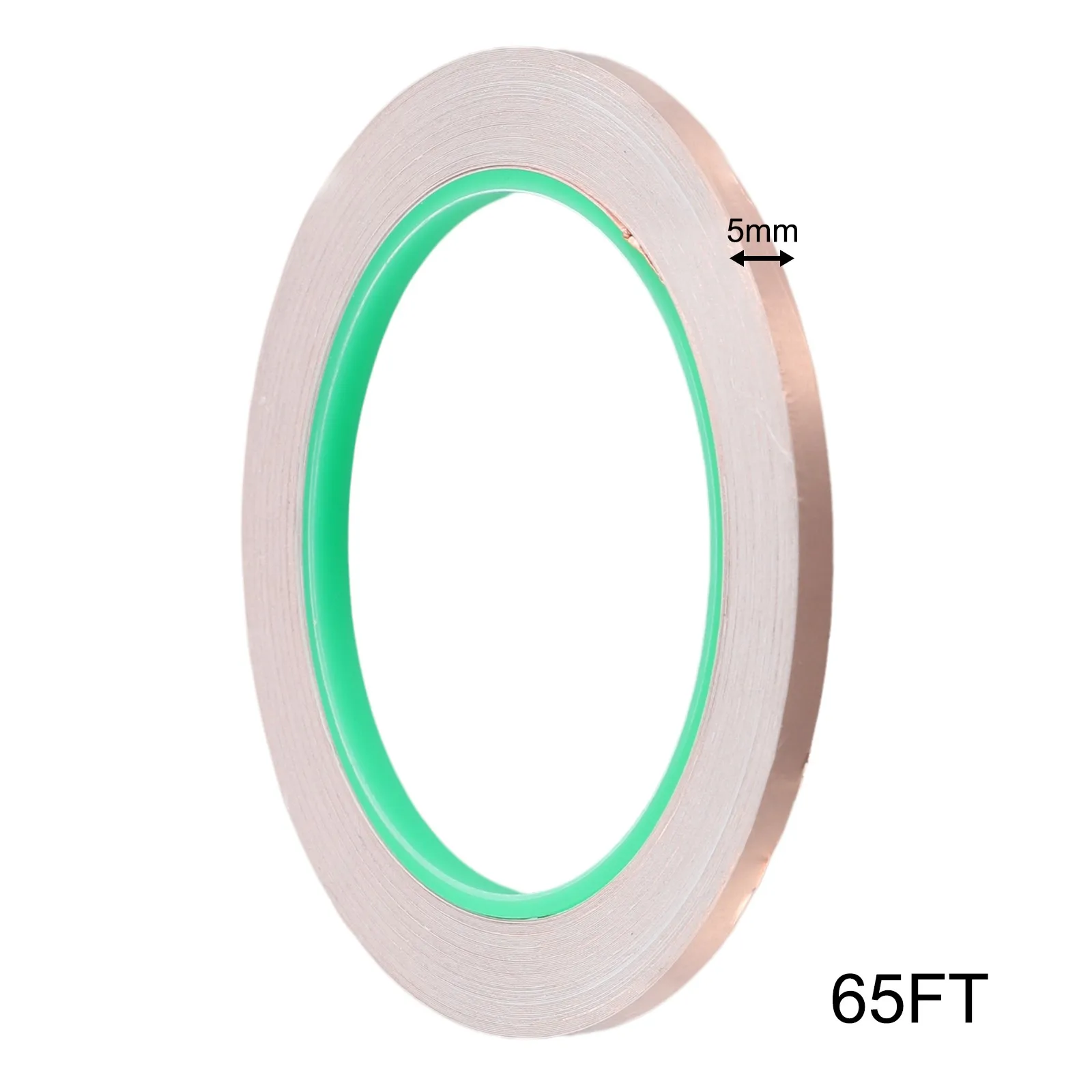 Nastro Di Rame Conduttivo Biadesivo 8mm X 20m – Doppia Conducibilità, Schermatura EMI, Per Circuiti Di Carta E Saldatura (2 Rotoli)