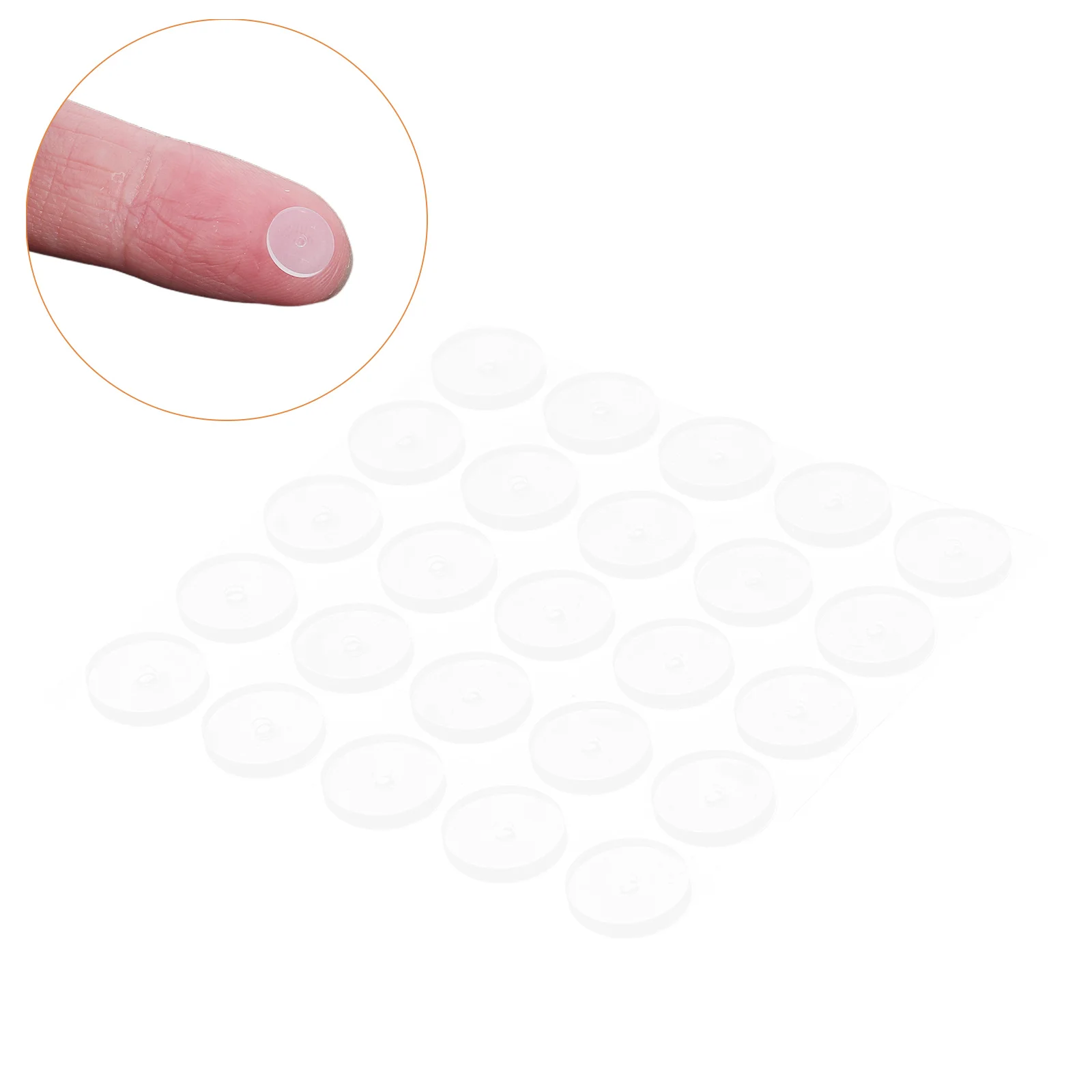 

200pcs Silicone Earring Back Pads Clear Soft Comfort Cushion For Sensitive Skin Anti-Pain Stabilizer Donut Shape Earring