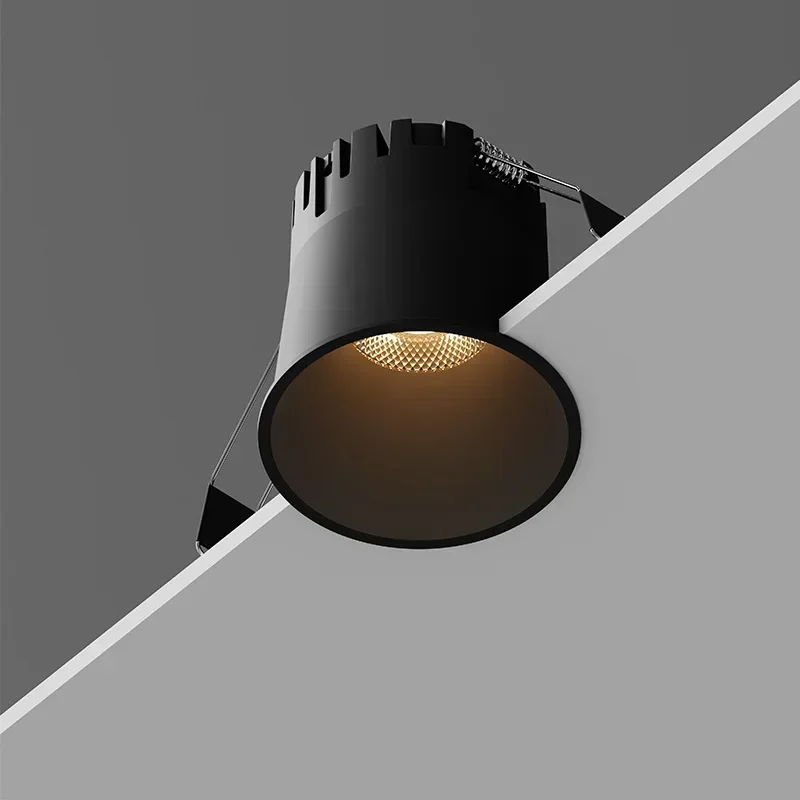 5W 7W 12W Triac Dimmable Anti-Glare LED Recessed Downlight Wall Washer Lamp Hotel Indoor Ceiling Lighting