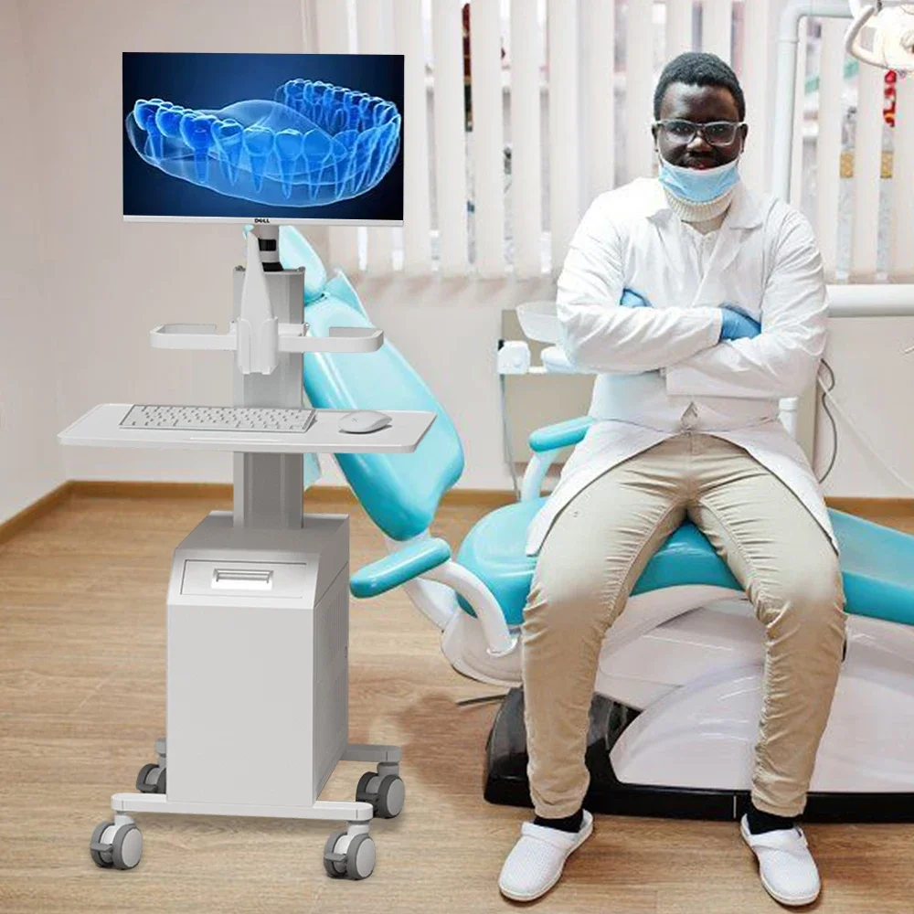 OC-5 Dental MEDICAL MOUTHSCANNING CART Oral scanning Manual type Oral Clinic Mouth Sweeping Cart Special Cart Scanner