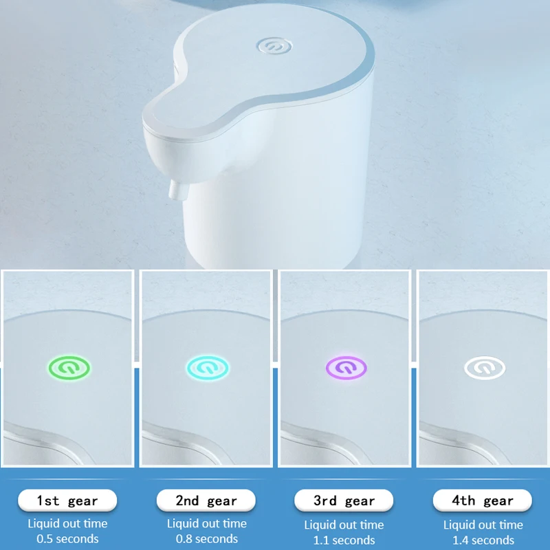 Touchless Smart Infrared Automatic Foam Soap Dispenser USB Induction Hand Cleaning Foam Machine For Kitchen Bathroom