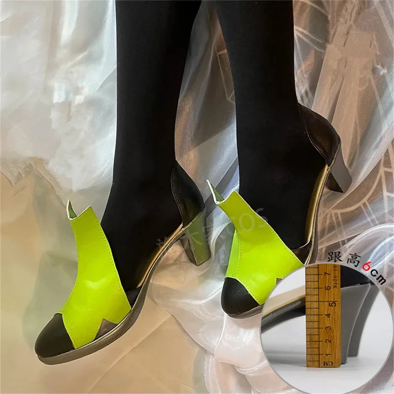 حذاء ss23AGCOS 2022 Miku Racing Cosplay بكعب عالٍ