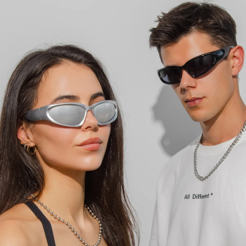 

Модные походные очки в стиле панк Y2k, антисветовые очки, элитный бренд, женские очки с запахом, оттенки 2000-х годов, UV400, женские очки