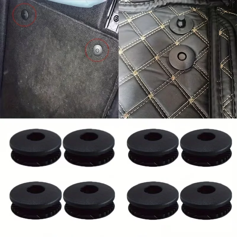 8pcs Floor Mat Clips Carpet Anti Slip Buckle Car Floor Mat Fixing Buckle Clip Holder Carpet Grip Retainer For Mazda Volvo