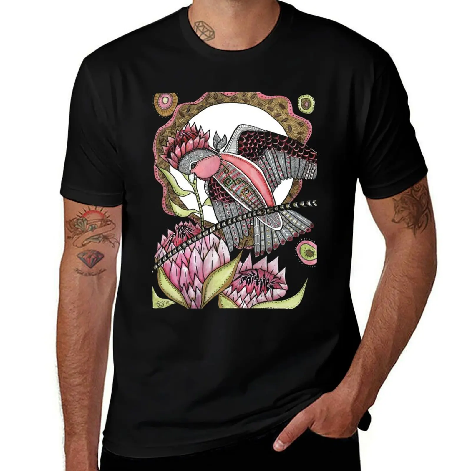 

Galah artwork T-Shirt man t shirts for men casual T-Shirt