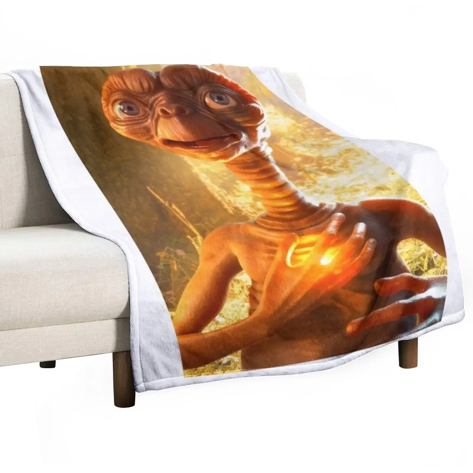 

ET the Extra Terrestrial Throw Blanket Luxury Brand sofa bed Extra Large Throw Blankets