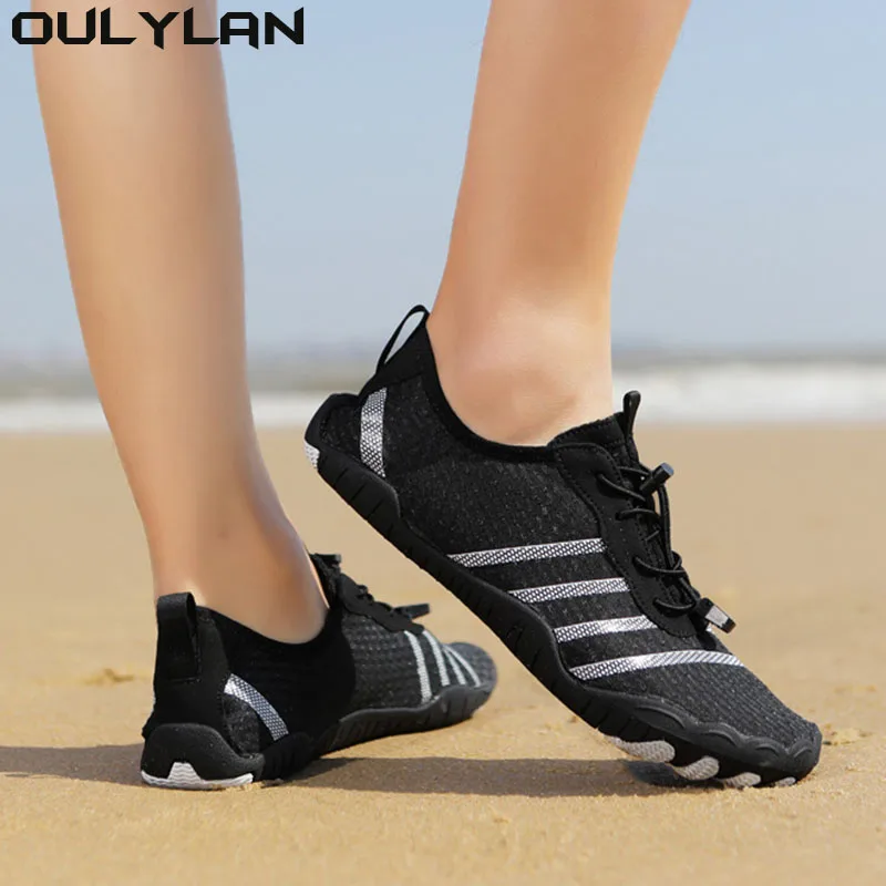 Oulylan Water Shoes Men Women Beach Aqua Shoes Quick Dry Barefoot Upstream Hiking Wading Sneakers Swimming Climbing Shoes