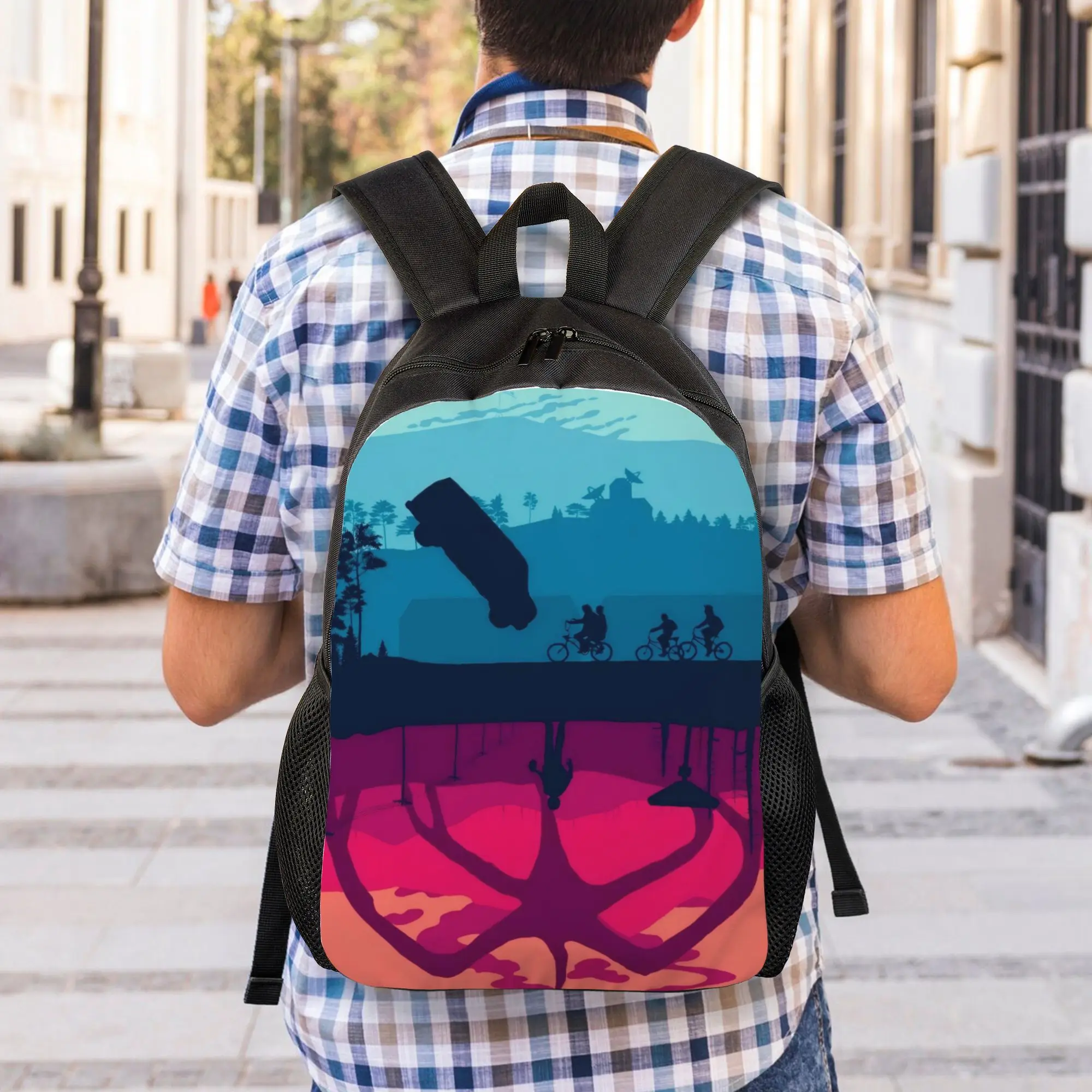 Back to school season Mind Flayer 5 Rucksack ST College Student Daily Backpack
