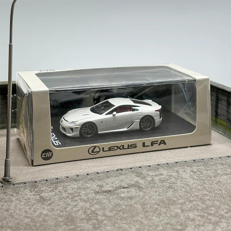 Diecast 1/64 Size Car Model Lexus LFA Alloy Car Model Toys for Boys Collection Display Hobby Original Box