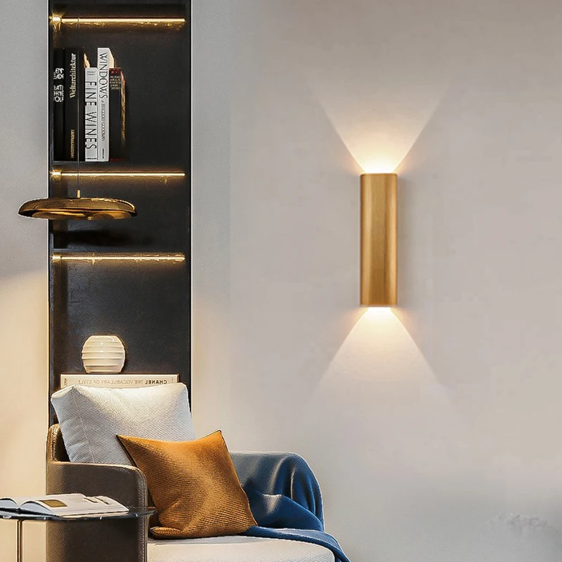 Living room wall lamp light luxury creative background wall lamp minimalist bedroom bedside