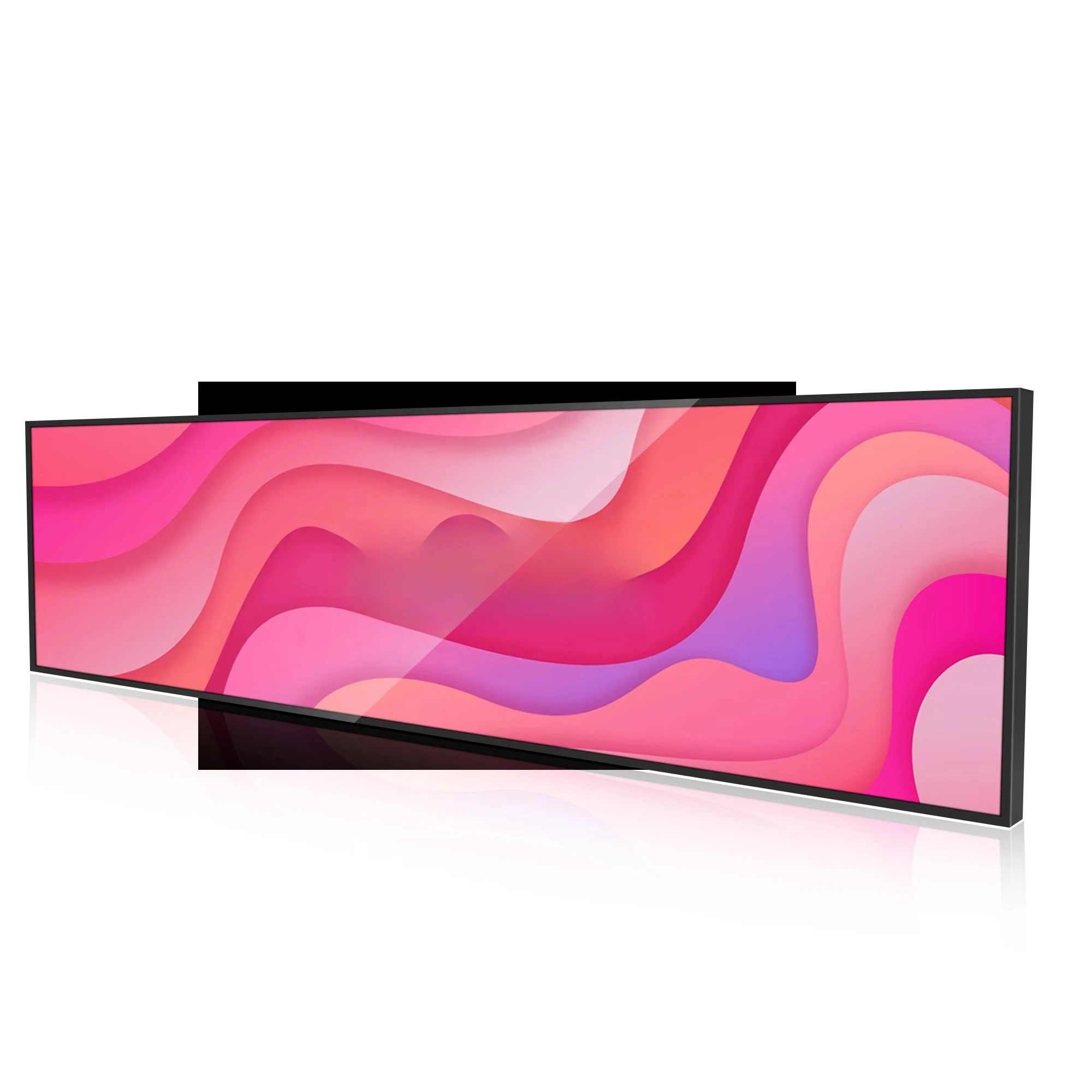 19/21/24/28//29/36/43/48/ Inch Lcd Screen Stretched bar Digital Shelf Display/edge Display/wide Lcd Panel Sign