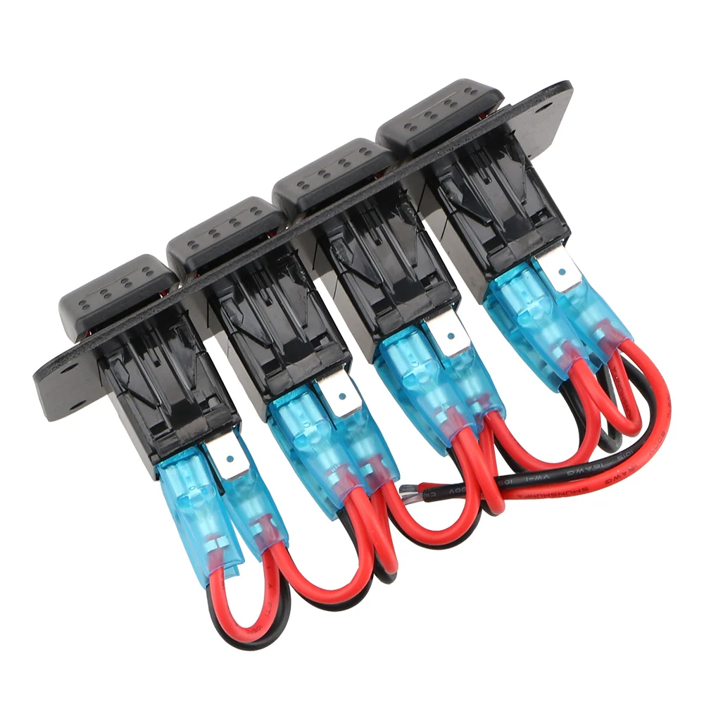 لسيارة البحرية RV قافلة قطع غيار السيارات سيارة لوحة التبديل التحكم لوحة التبديل مصباح ليد قارب سيارة الروك التبديل