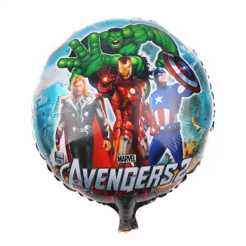 Ballons en aluminium de 18 pouces, 50 pièces, SpidSuffolk, services.com America, Iron Man, The Avengers, décor de fête d\'anniversaire, jouets pour