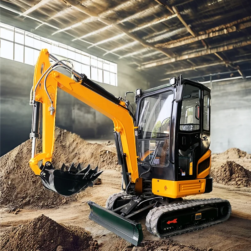 Customized Wholesale Crawler Excavator 2500 KG Agricultural Small Trencher 2.5 Ton Mini Track Digger