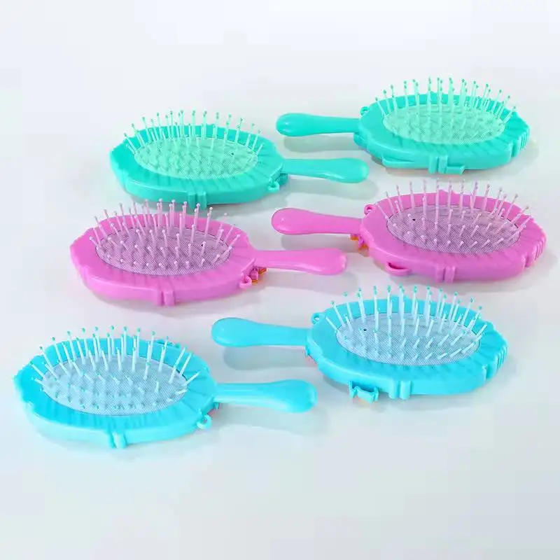 Disney Princess Combs Ariel Rapunzel Cartoon Anime Figures Air Cushion Massage Comb Hairdressing Tool Kids Girls Birthday Gifts