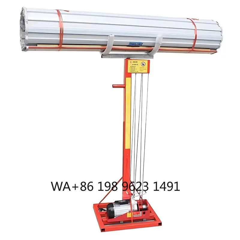 150kg High Stability Electric Roller Shutter Door Hoist Portable Mobile Lifter Construction Site Installation Lifting Equipment