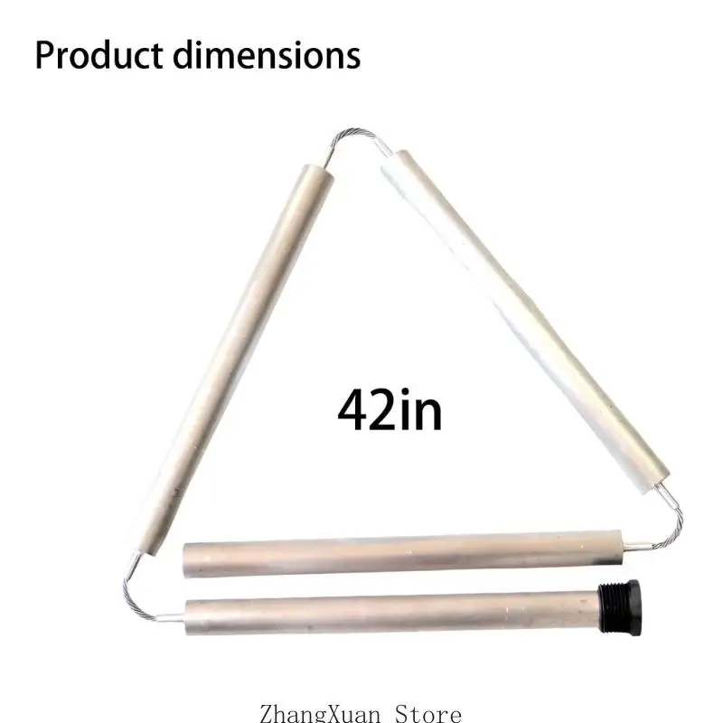 4-teiliger alternativer Metallstab für Warmsystem 42 43 44 Einheit Silber US-Standards 3XUF – Detail 6