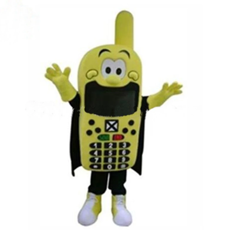 

Adult Plush Phone Mascot Costume For Advertise Cartoon Character Promotion Suite Cosplay Costumes Carnival Adult Unisex