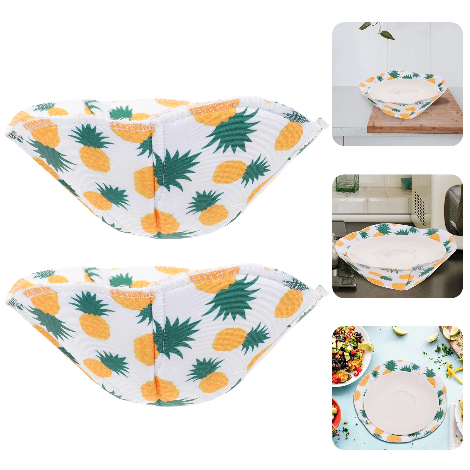 

2pcs Insulated Holder Heat Resistant Microwave Safe Covers For Ceramic Mugs Kitchen Gadgets Anti-Slip Protection Kitchen