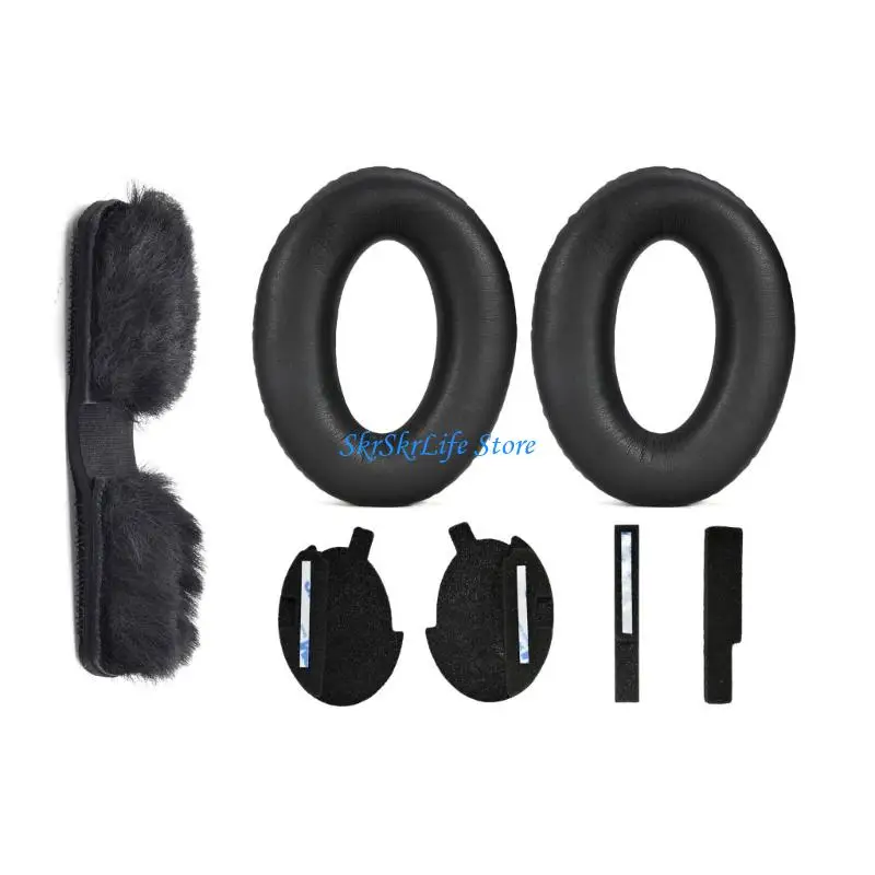 Tarabia almohadilla del oído cuero proteína E65E para aviación A10 A 20 Auriculares inalámbricos Auriculares,