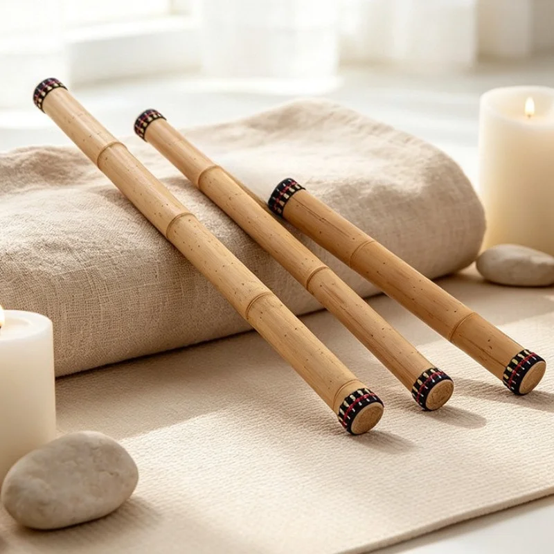 Meditation Rain Stick Bamboo Sound Therapy Rainmaker Shaker Adult Decompress Relax Rainmaker Shakers Beginner Orff Instruments