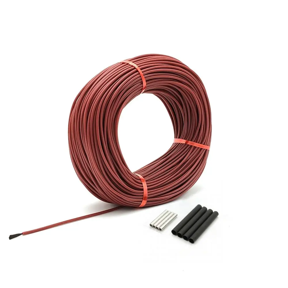 

​ Карбоновый нагревательный провод 12K, 33 Ом/м, диаметр 3 мм, инфракрасный нагревательный кабель, 20 метров, 200 шт. ° Высокая температура C