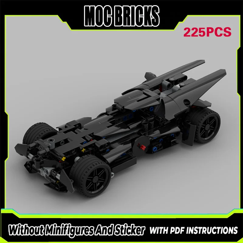 

Популярный анимированный конструктор City Car: Модель MOC, модульные строительные блоки, подарки на праздники, набор для сборки, детские игрушки