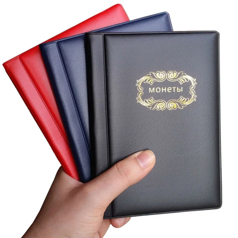 120pcs Coin Album Holders 10 Pages For Coins Collector Collection Book Commemorative Coin,medallions Badges Collection Book