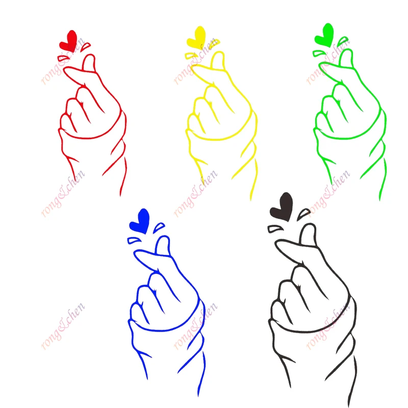 

Creative Car Sticker Than Heart Gesture for Car Motorcycle Racing Helmet Laptop Trunk Body Car Window Surfboard PVC Vinyl Decals