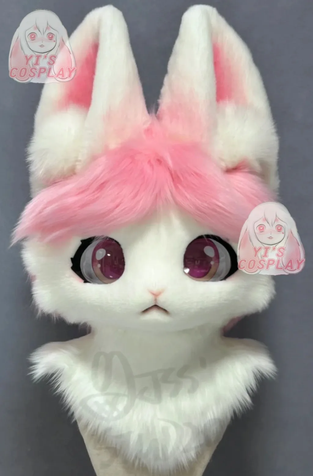 

Yis косплей на заказ пушистая голова голова кигуруми косплей Kemono Fursuit гарнитуры ручной работы Beast индивидуальный меховой костюм Kemono голова