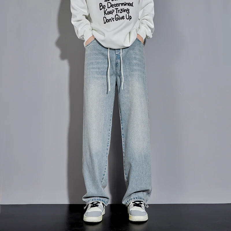 

2026 Spring New Style Jeans - Loose Straight Fit Youth Fashion Casual Pants - Japanese Trendy Pants