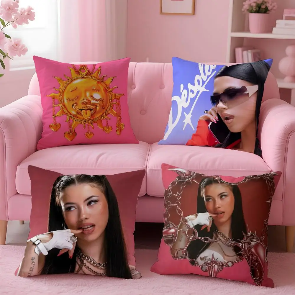 Singer A-Anna Pepe Cushion Cover Breathable Linen Pillowcase Summer Odorless Eco-Friendly Invisible Zipper Washable