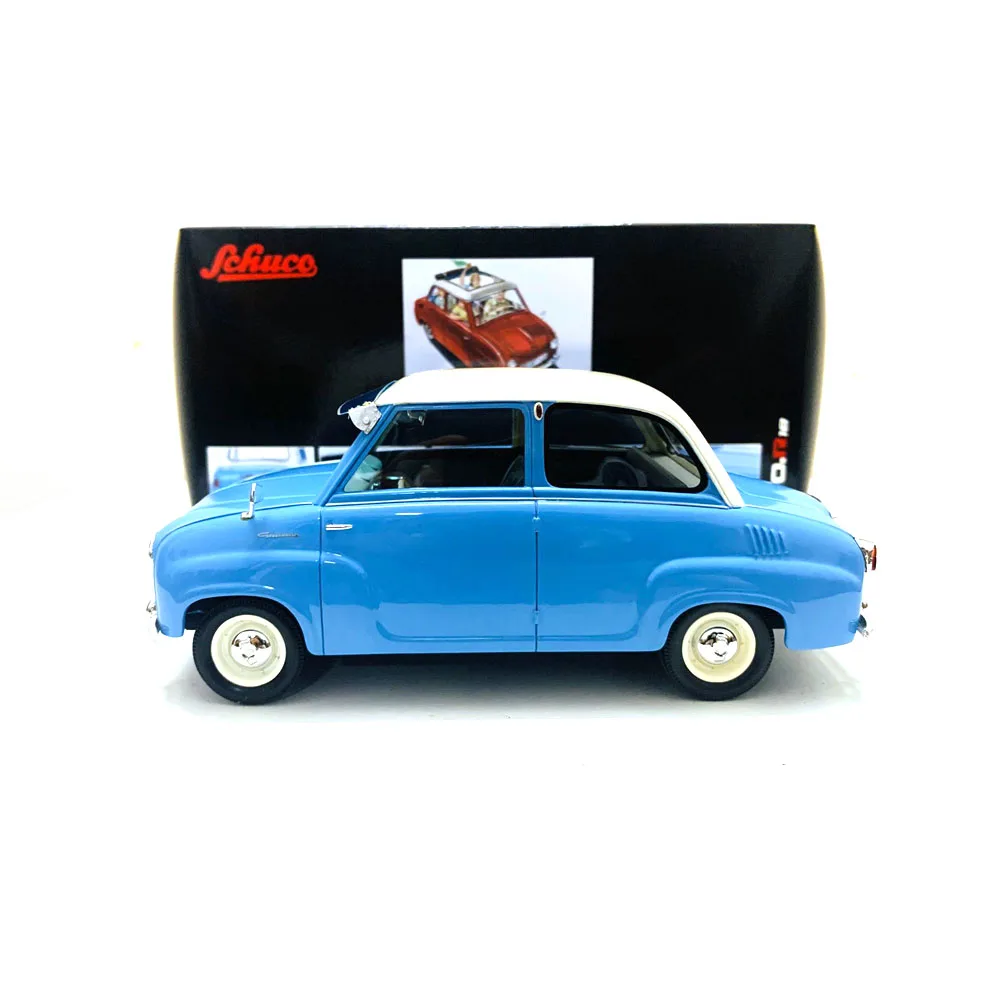 

1/18 Scale Resin Model Car Goggomobil Limousine Birthday Gift Toy Scene Decoration Collectible New in Box