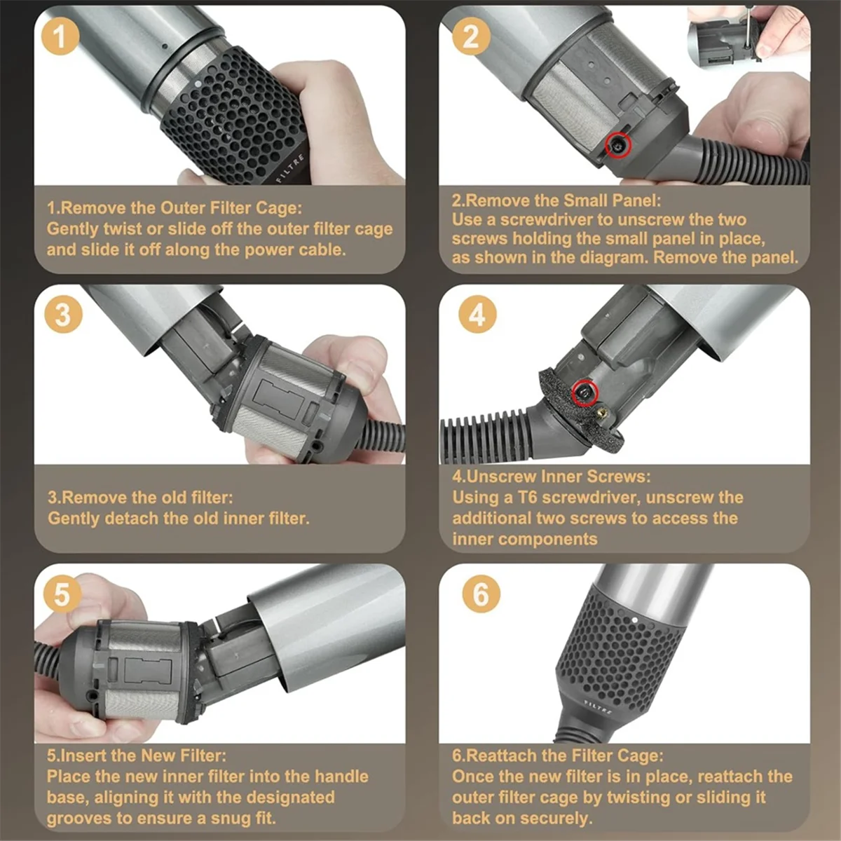 

ГОРЯЧИЙ! Замена внутренней крышки фильтра для стайлера волос HS01 HS05, запасные части для внутреннего сетчатого фильтра