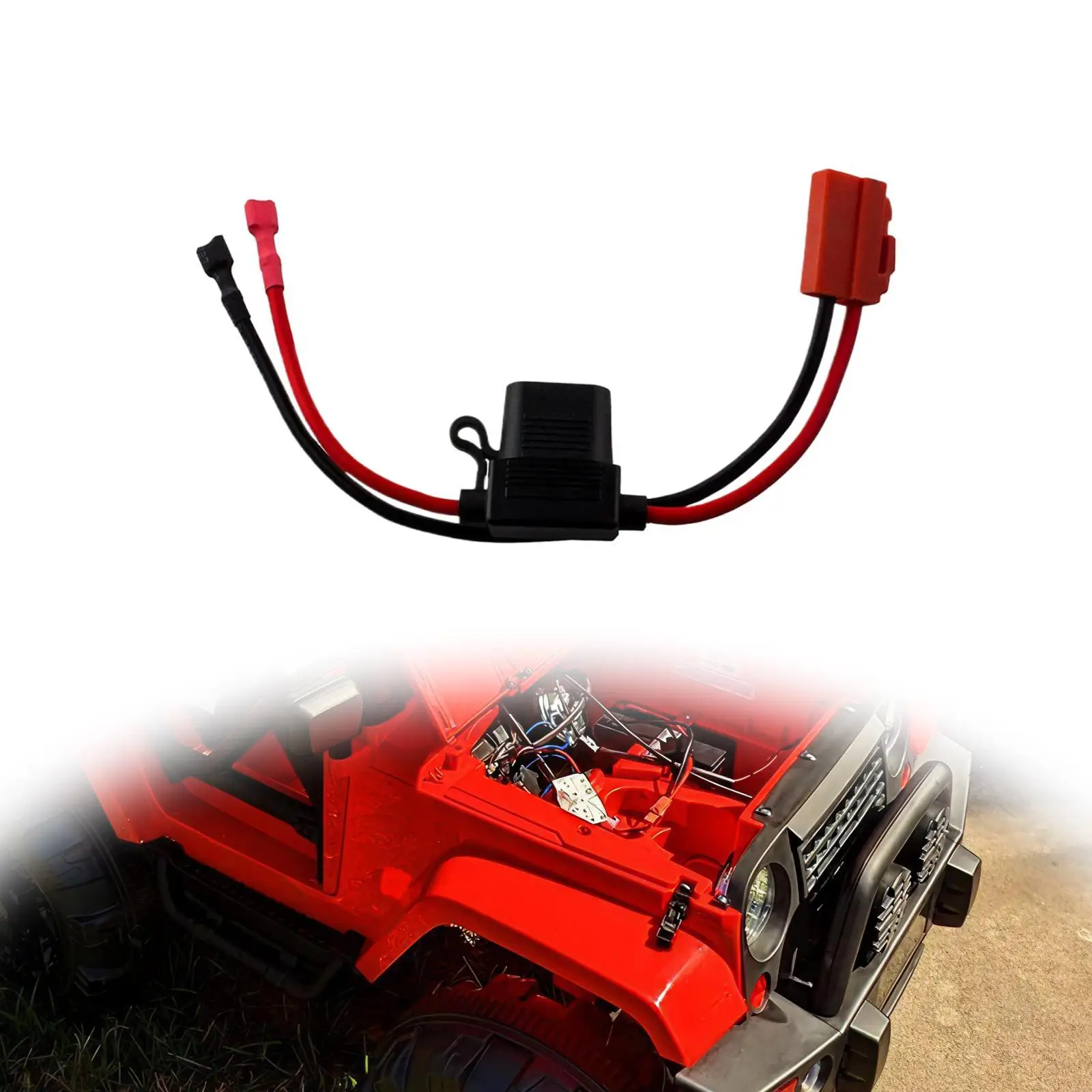 2 Pin Connector Adapter Replacement Kid on Car Wiring Harness Connector
