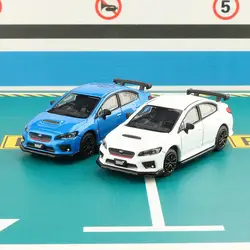 Jkm-子供用合金ダイキャストとおもちゃの車、子供用ミニチュアスケールのモデルカー、1:64スケール、wrx s207、subaru sti