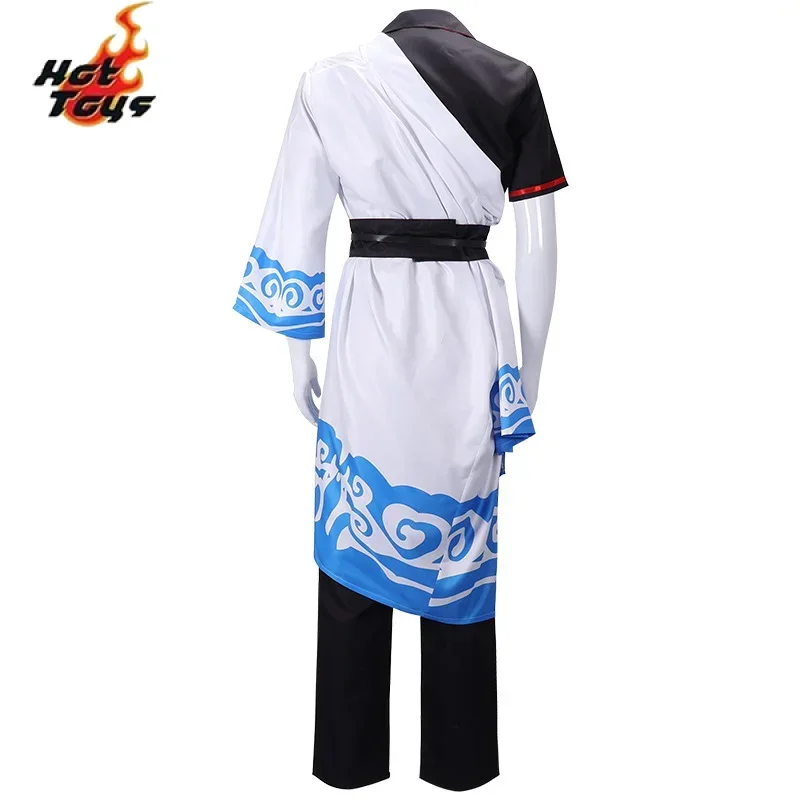 Costume de Cosplay Anime Gintama Robe de Barrage d'Halloween Costumes de Cosplay SakMiGintoki Ensemble Complet pour Carnaval