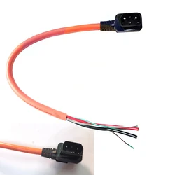 Motorcycle Lithium Battery Connector Charger Socket Line Circular Line Square Line For Super Soco TC TS Tsx Cu