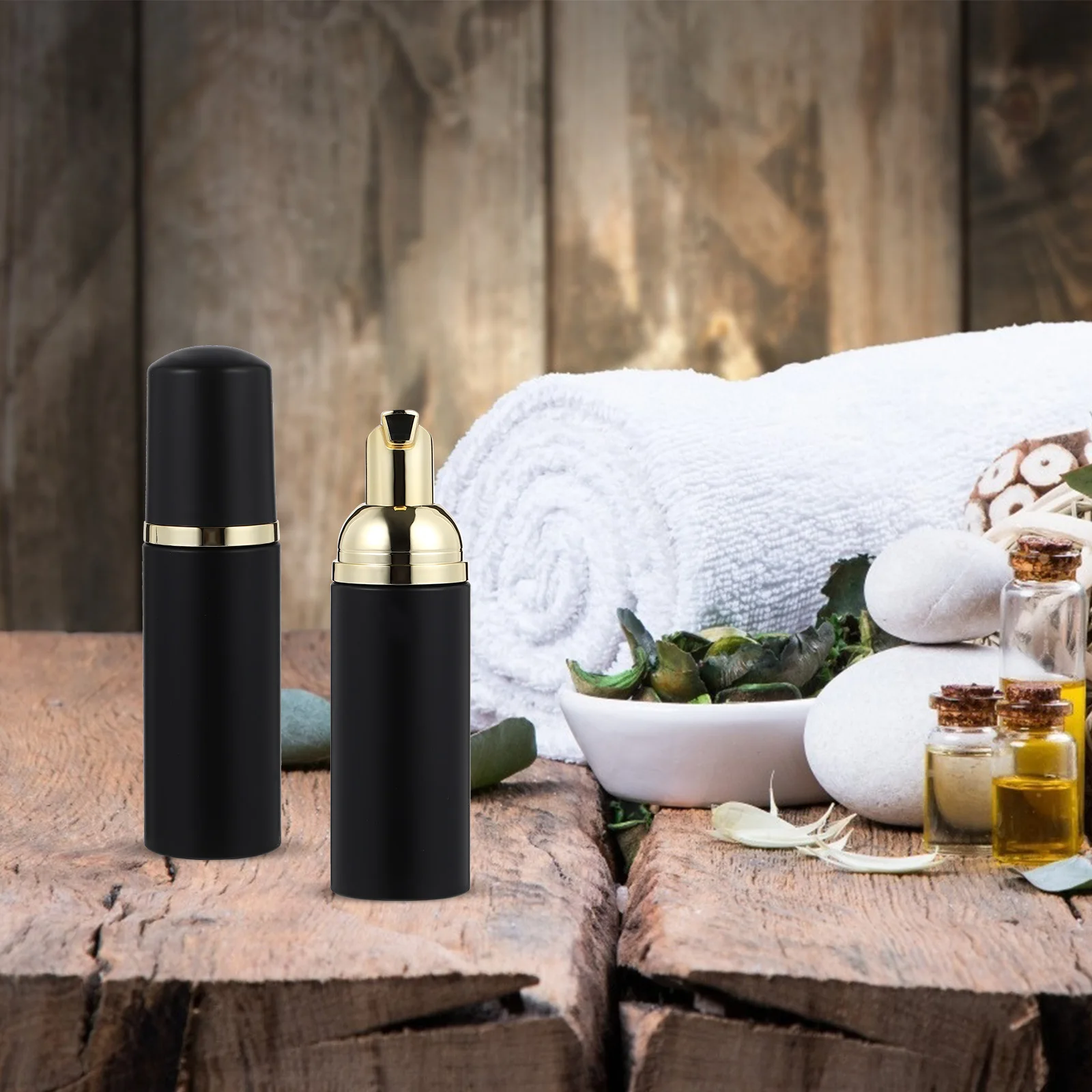 

3pcs 60Ml Refillable Foaming Bottles Leakproof Travel Shampoo Dispenser Pump Bottle For Liquid Soap Lotion Conditioner Facial